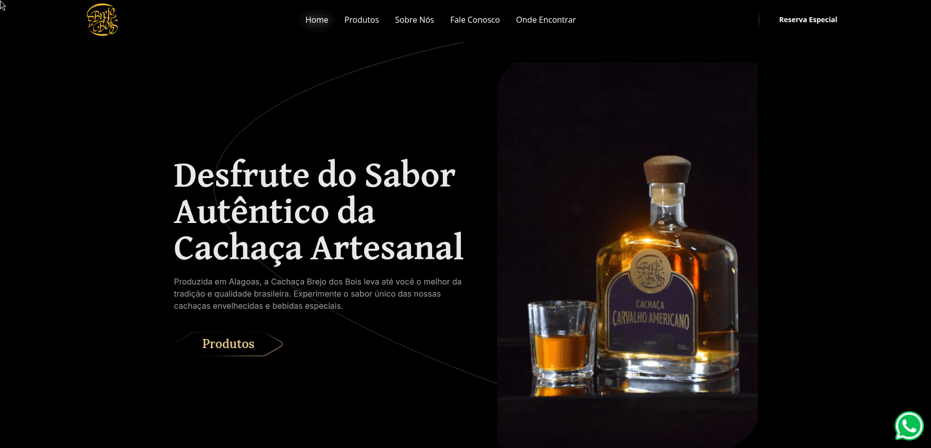 Interface do Sites & plataformas
